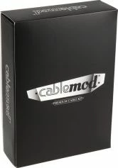 Set kabllosh modularë PSU CableMod ZUAD-1023, kompatibil me Corsair RMi/RMx/RM, 9 copë, zi/bardhë
