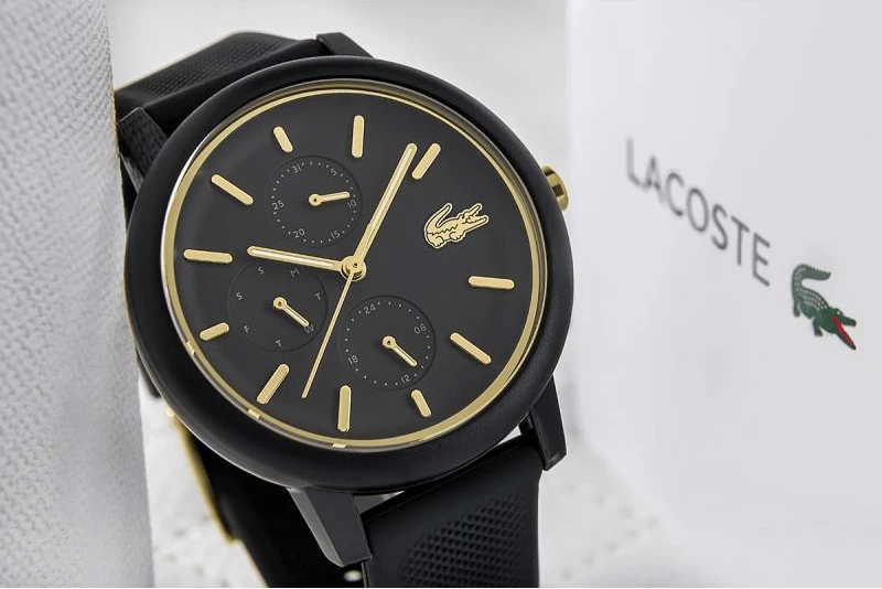 Orë dore për femra Lacoste, e zezë