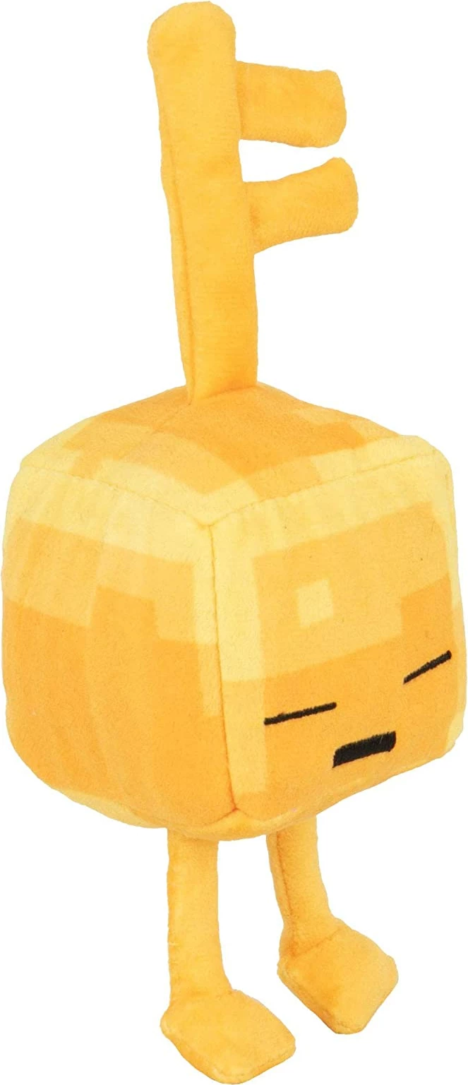 Lodër pelushi Jinx Minecraft Dungeons Gold Sleeping Key Golem 11.5 cm, e artë