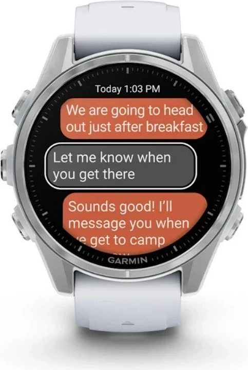 Smartwatch Garmin Fenix 8, 43 mm, AMOLED, 32 GB, GPS, Argjendtë