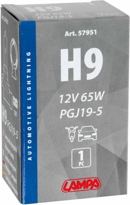 Lampa H9 12v 65w Pgj19-5 Kuti