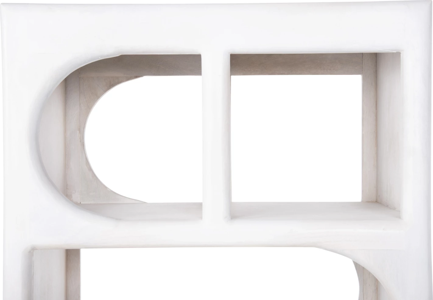 Tallboy HANDYR dru mango i bardhë 60x35x120H cm