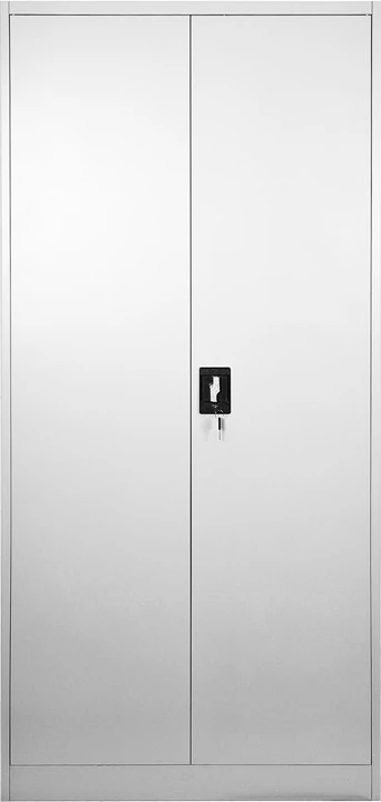 Dollap metalik Ugren, ngjyrë gri e çelët, 90x40x180cm