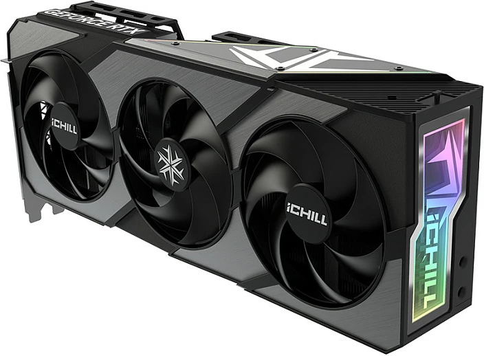 Kartelë grafike Inno3D GeForce RTX 5070 iChill X3, 12GB GDDR7, 3 fan, PCIe 5.0, e zezë