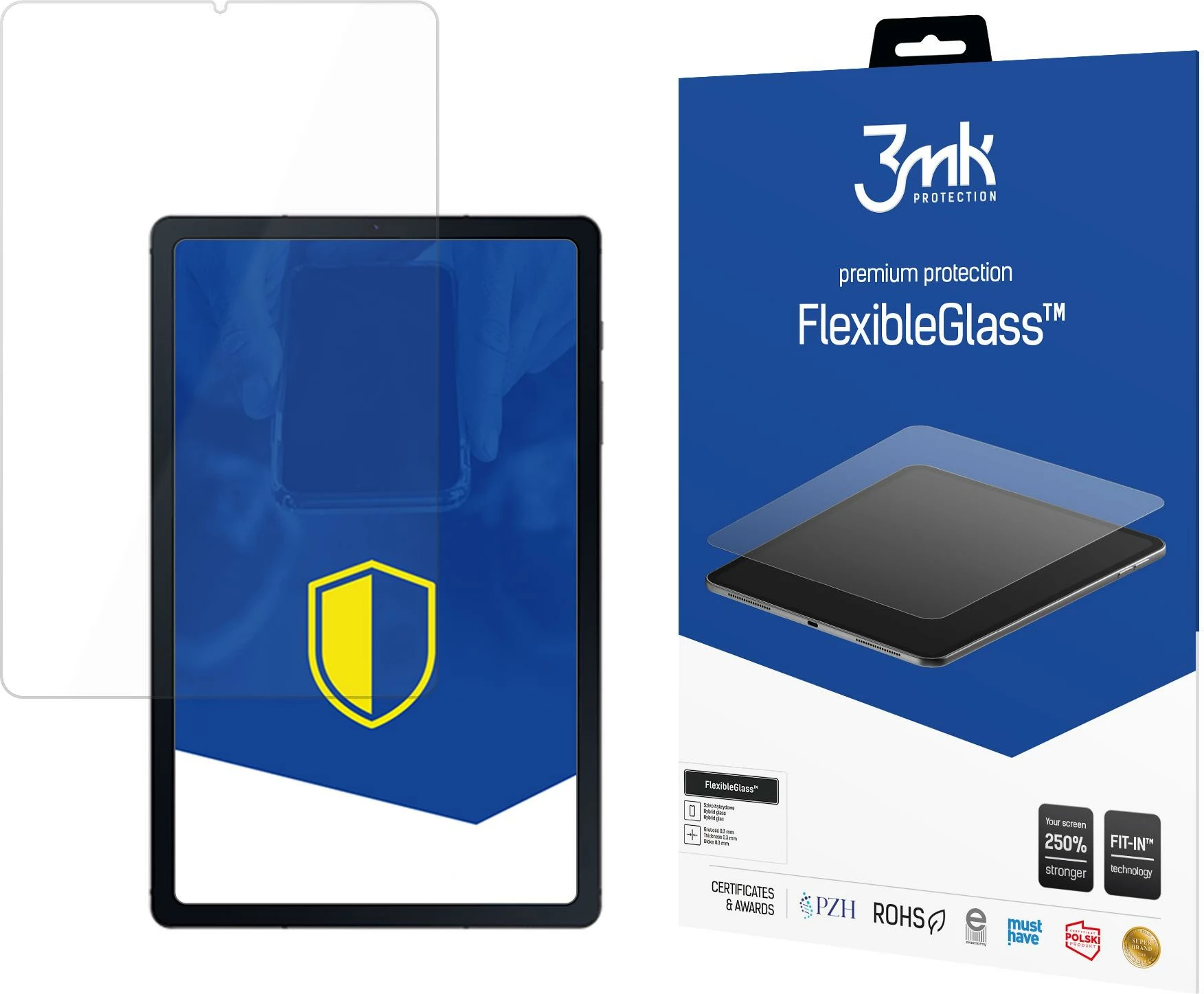 Xham mbrojtës hibrid 3mk FlexibleGlass për Samsung Galaxy Tab S6 Lite 2020/2022