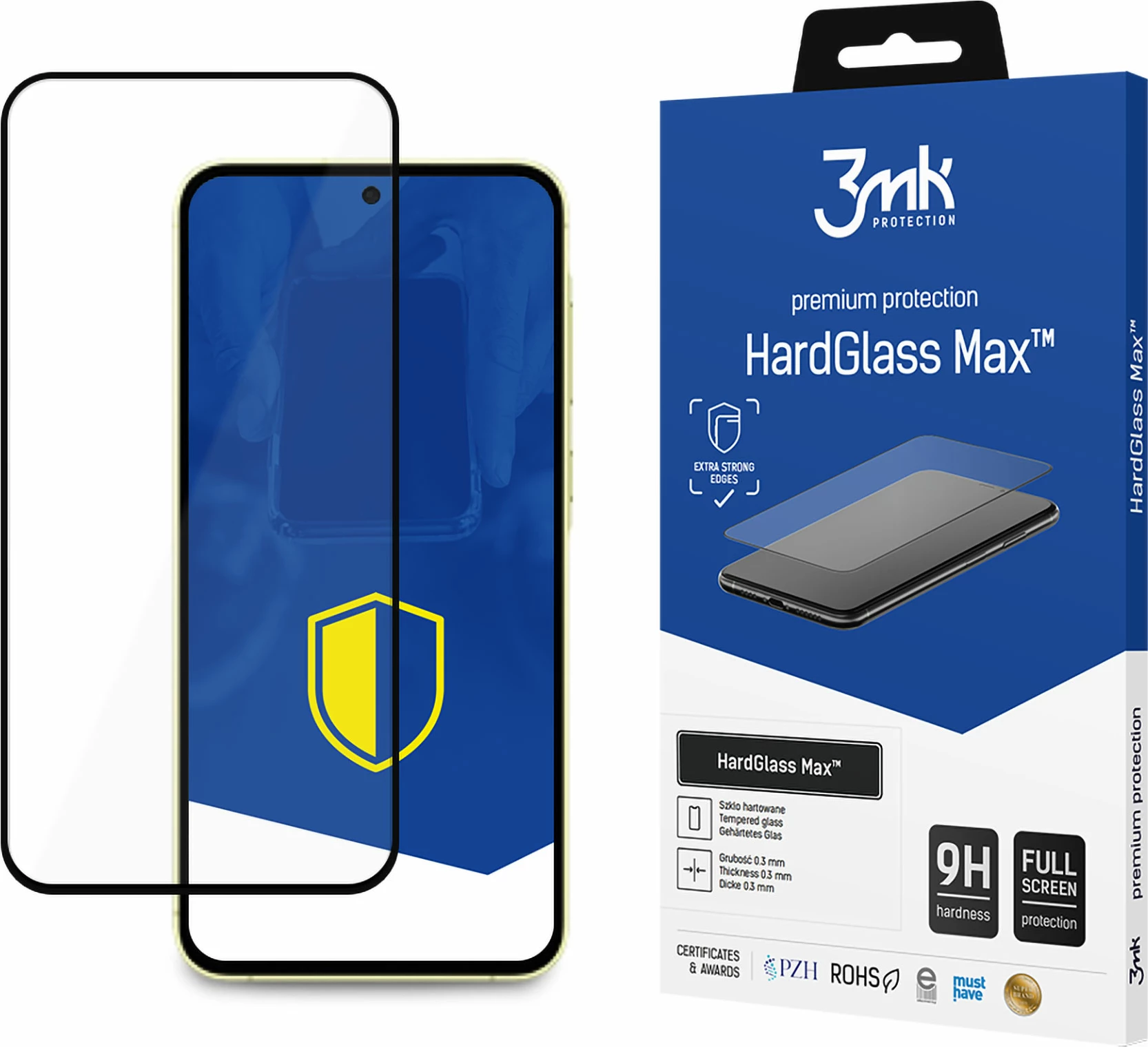 Xham i fortë 3mk HardGlass Max për Samsung Galaxy A35 / A55 5G