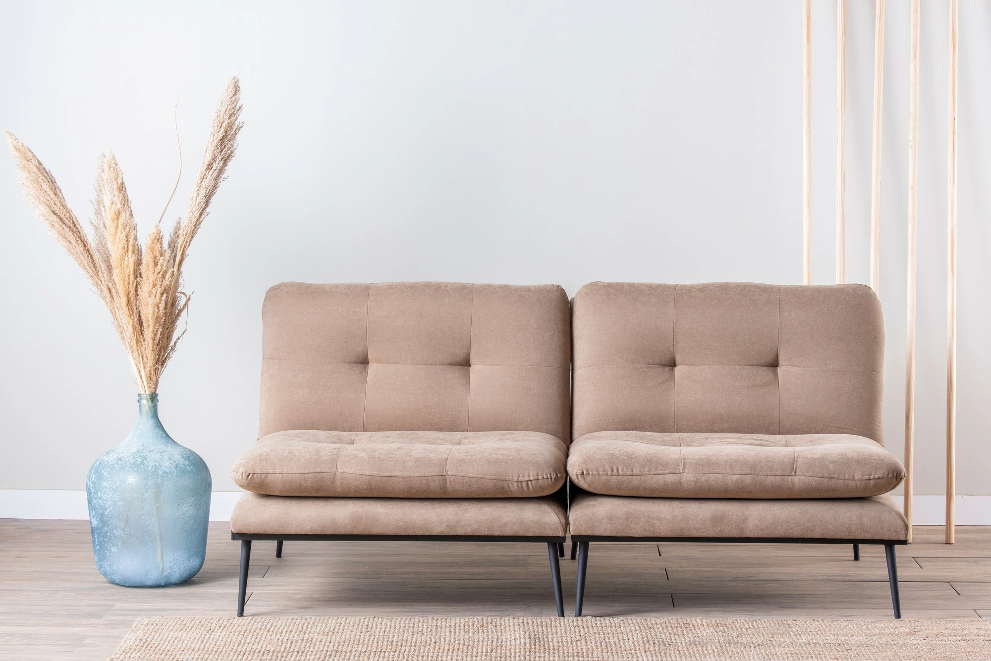 Sofabed 3-vendësh Atelier del Sofa, Martin, ngjyrë mink, GR121