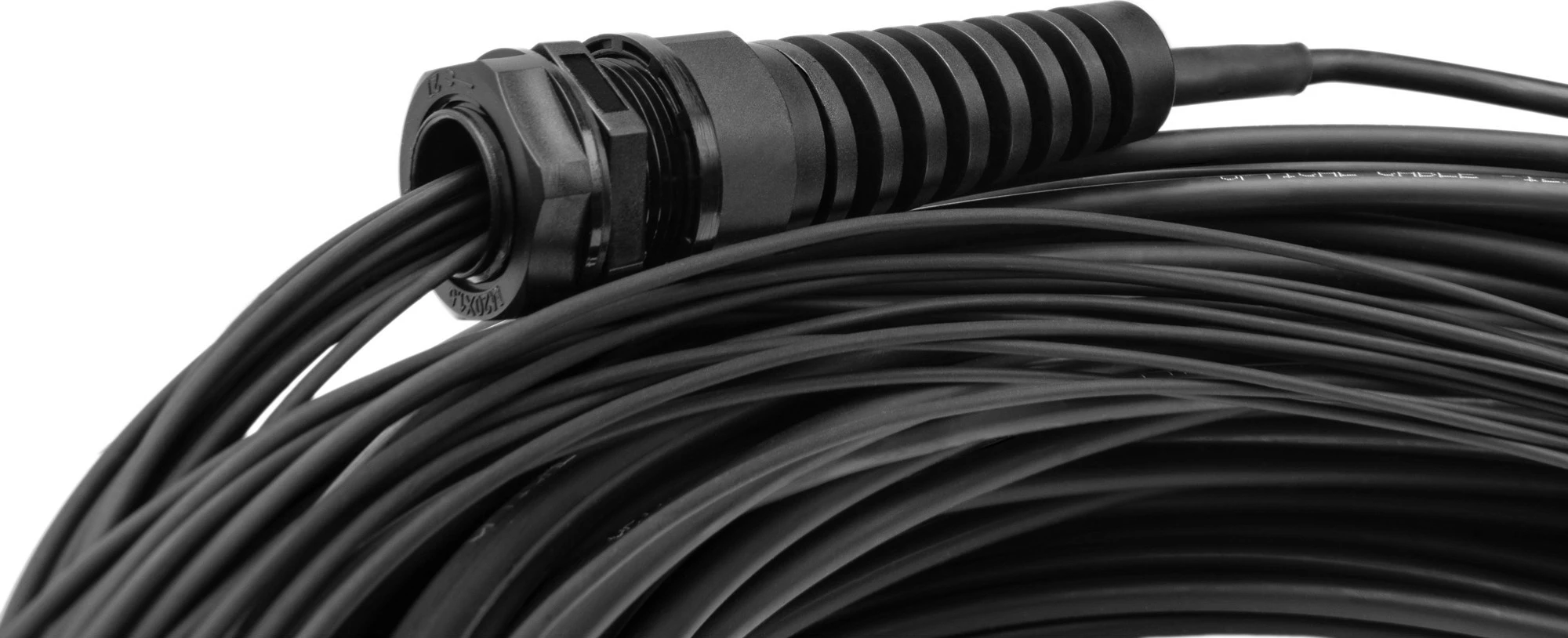 Kabllo optike Digitus LWL Patchkabel LC-UPC 100m OM4 12 fibra, e zezë