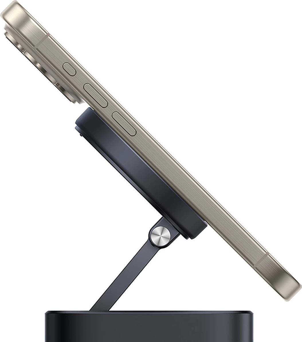 Kasë Baseus MagPro Series II 7-in-1 me karikues wireless MagSafe 15W, HDMI, USB-A, USB-C, SD/TF, e zezë