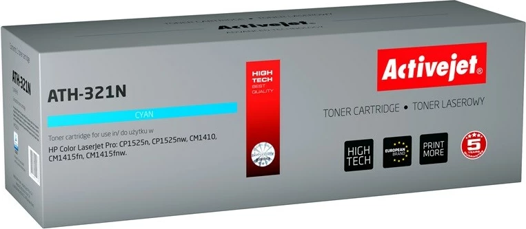 Toner zëvendësues Activejet ATH-321N për printer HP, i kaltër