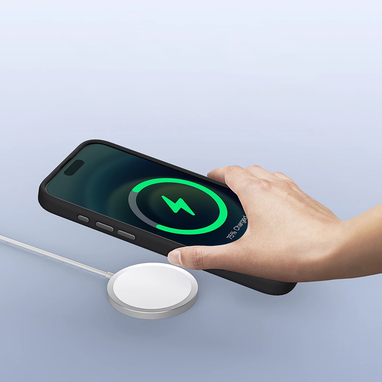 Mbështjellës Nillkin LensWing Prop Magnetic Case për iPhone 16 Pro Max, zi