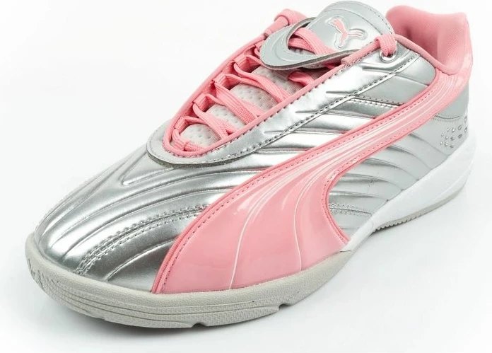 Atlete Puma V-S2 Goalgetter për të rinj, hiri/argjend