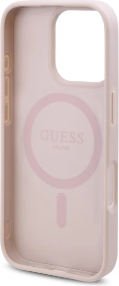 Mbështjellës Guess GUHMP16XP4ROPEMCP për iPhone 16 Pro Max 6.9", MagSafe, Rozë