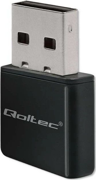 Adapter NANO WiFi Qoltec 56986, Standard N, USB2.0, 300Mbps