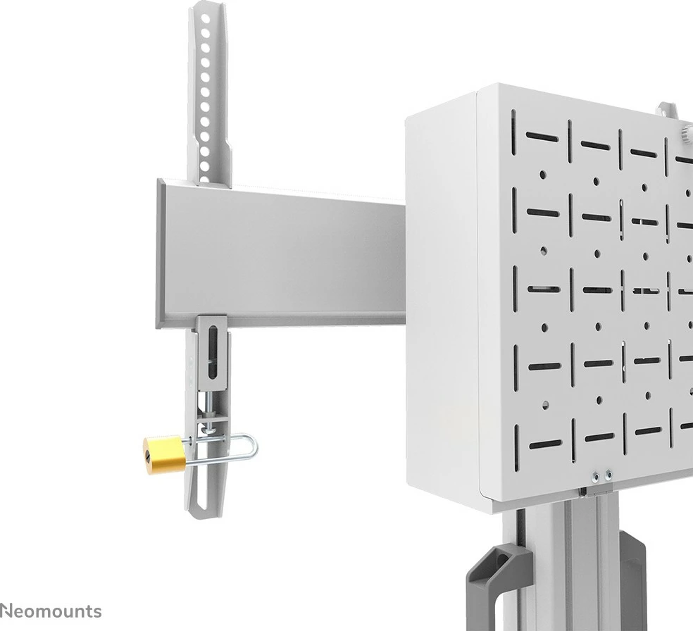 Karrocë portative TV Neomounts Newstar FL50S-825WH1, për ekrane 37-75 inç, rregullim lartësie, ngjyrë e bardhë