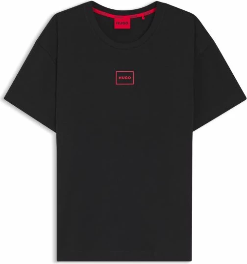 Maicë meshkuj Hugo Loungewear Laze NERO, e zezë