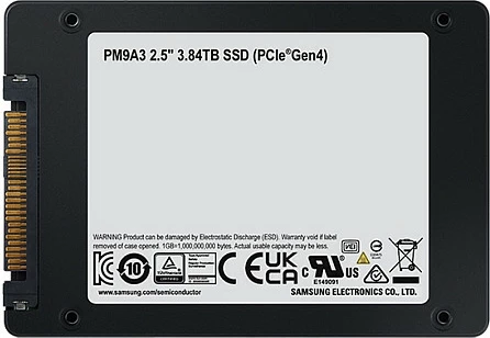 SSD Samsung PM9A3, 3.84 TB, 2.5", 6900 MB/s
