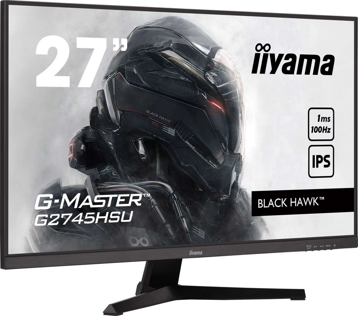 Monitor gaming, iiyama G-Master G2745HSU-B2, 27", IPS, 100Hz, 1ms, i zi