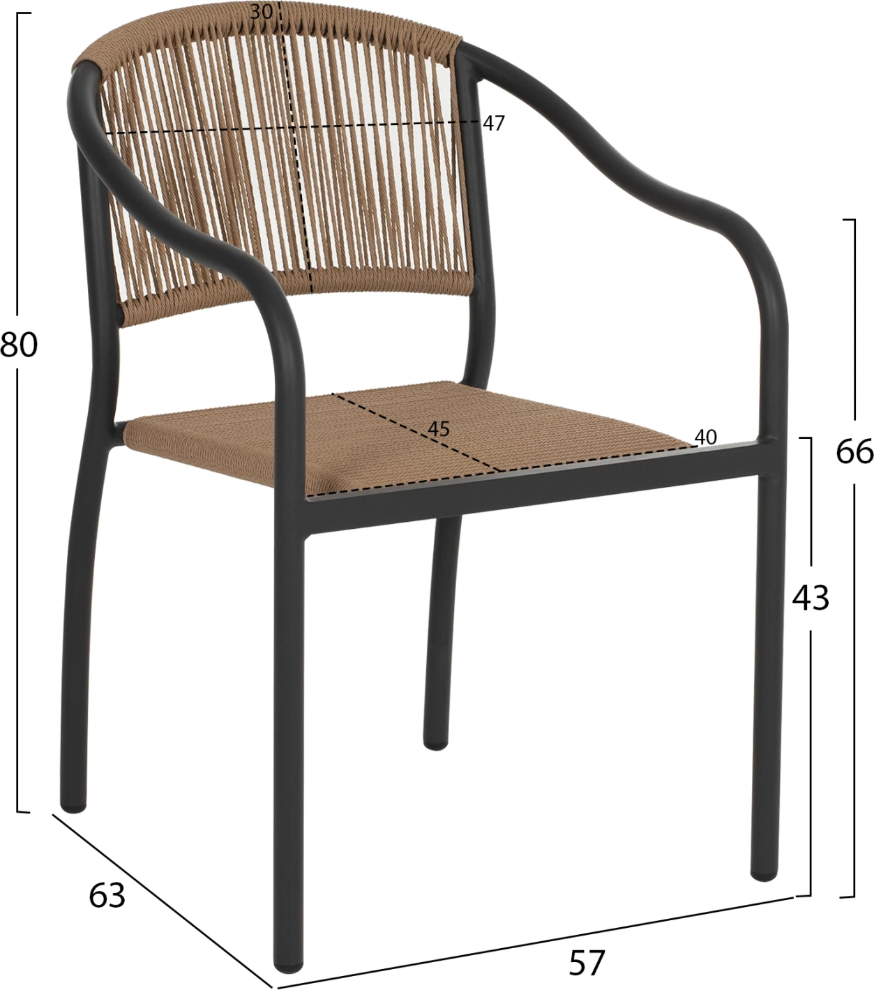 Karrige alumini FH5856.02 gri qymyr me litar PE 57x63x80H