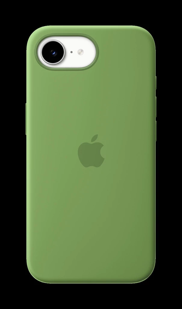 Apple iPhone 17e Silicone Case with MagSafe Light Moss