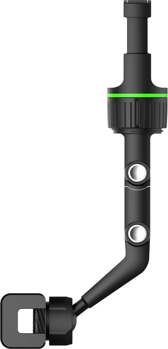 Mbështjellës për celular Hurtel, për pasqyrë të makinës, i rregullueshëm, i zi/gjelbër