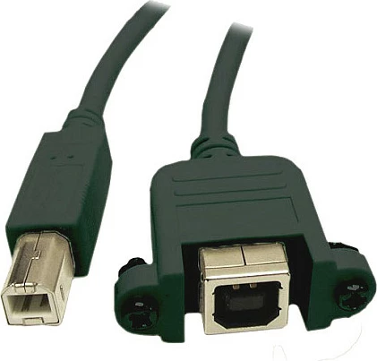 Kabllo USB 2.0 GoodConnections USB-B mashkull në USB-B femër, 1m, e zezë