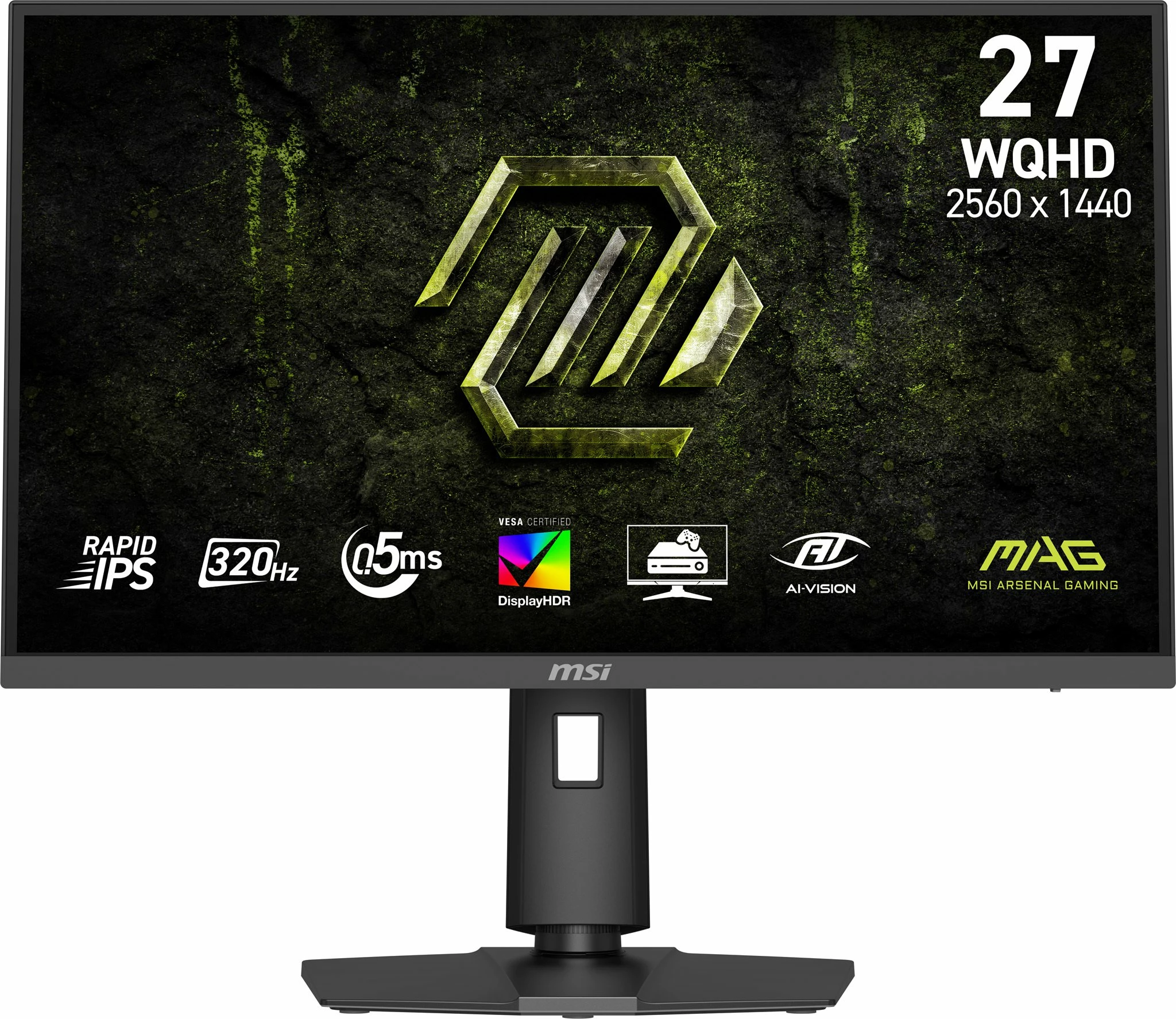 Monitor gaming MSI MAG 274QPF X32 27\" WQHD 320Hz Rapid IPS 0.5ms DisplayHDR 400, i zi