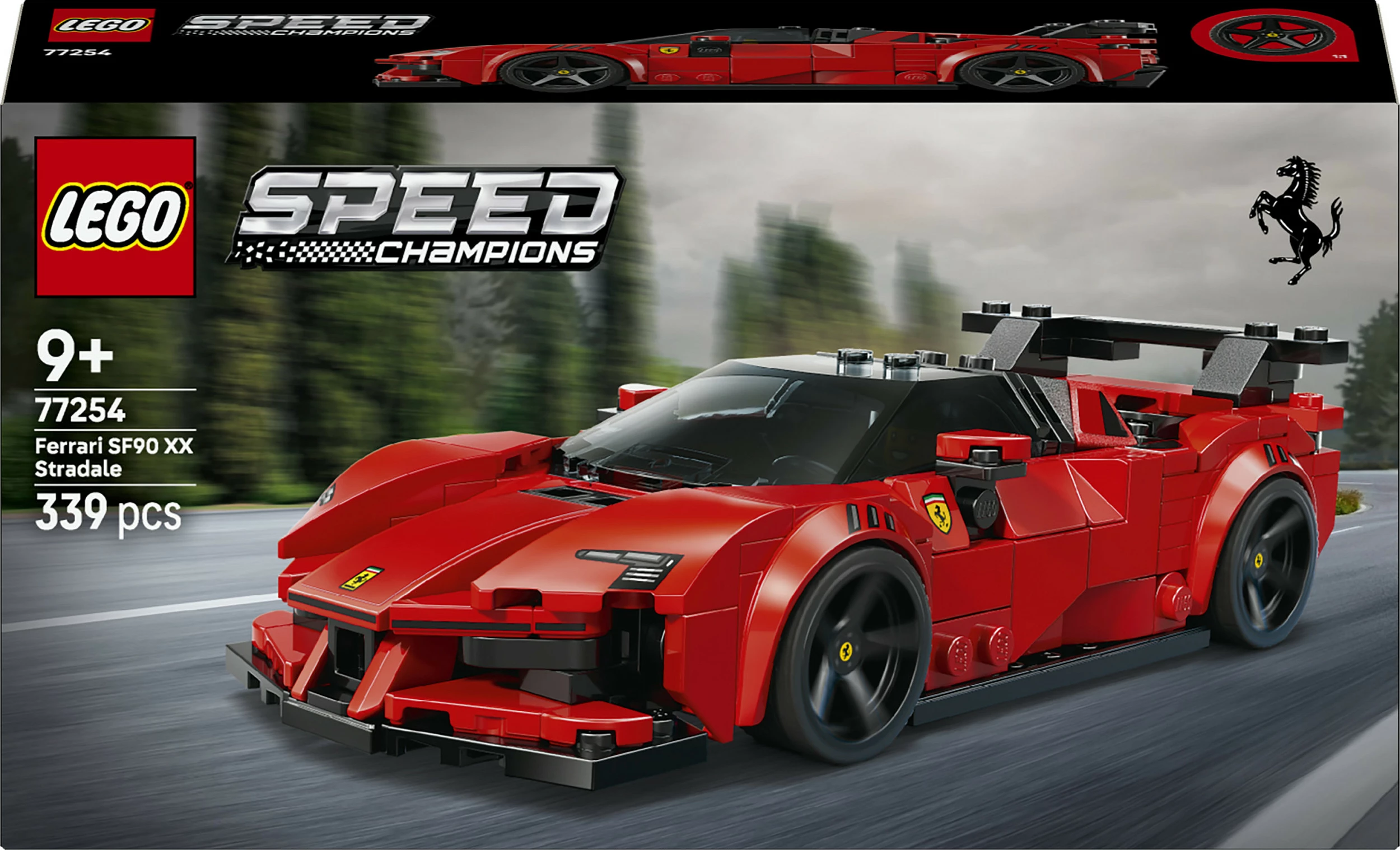 Set LEGO Speed Champions Ferrari SF90 XX Stradale 77254, 339 pjesë, e kuqe
