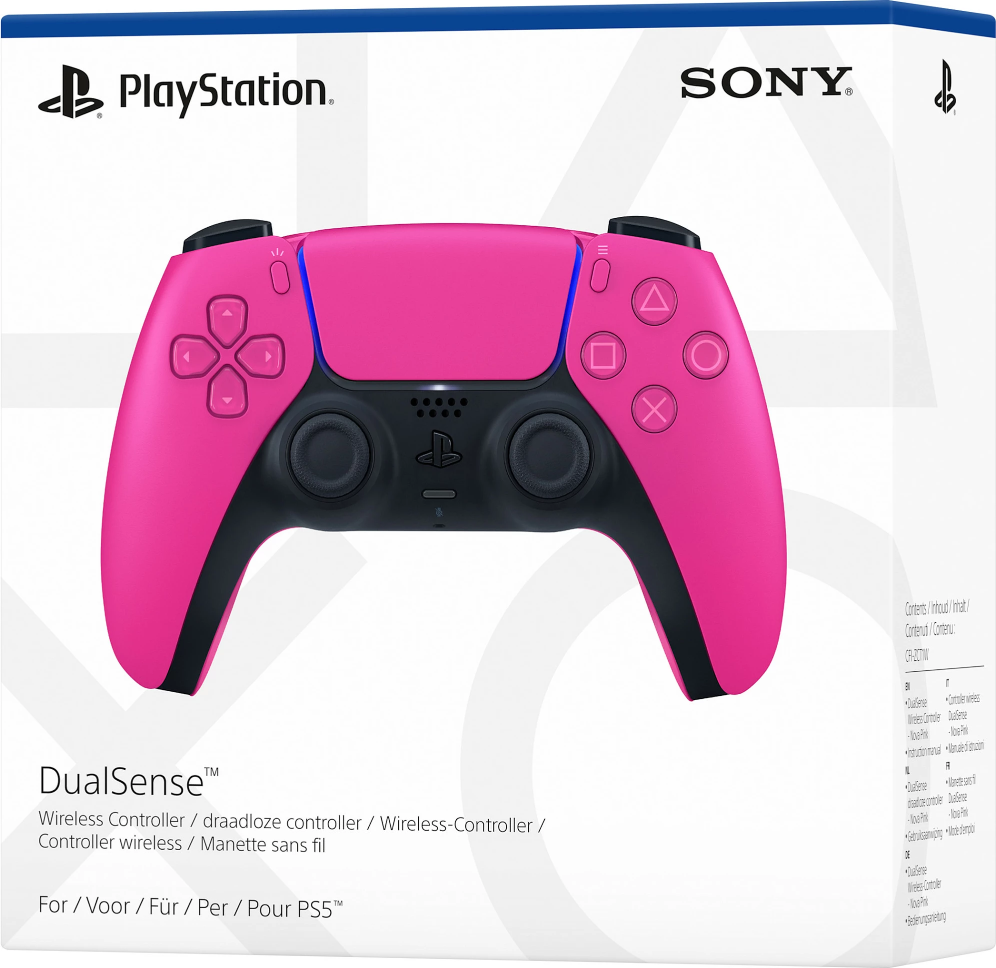Kontroller Sony DualSense Wireless për PS5, Nova Pink 8