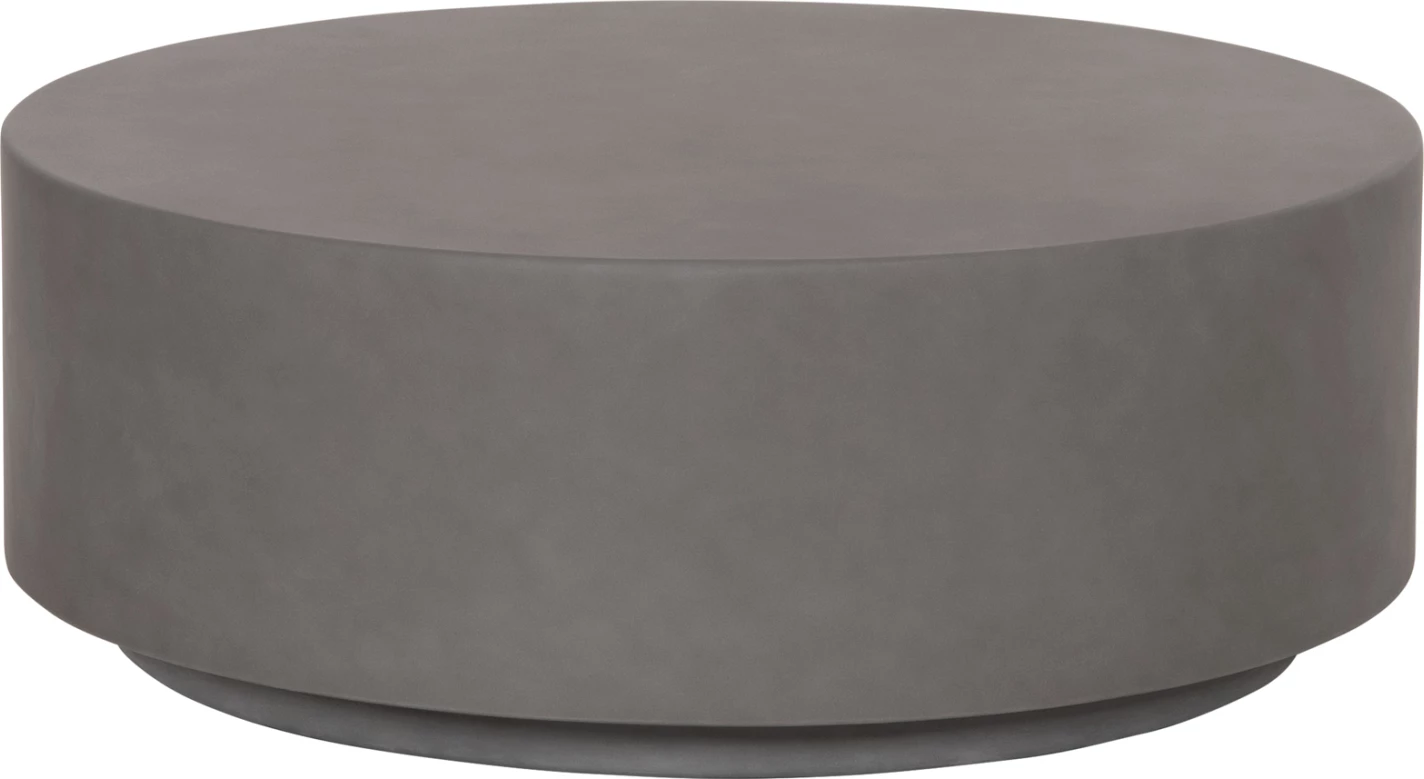 Tavolinë e rrumbullakët për jashtë, model KYOKO, gri, fibër-cement, FH6579.01, 90x30cm