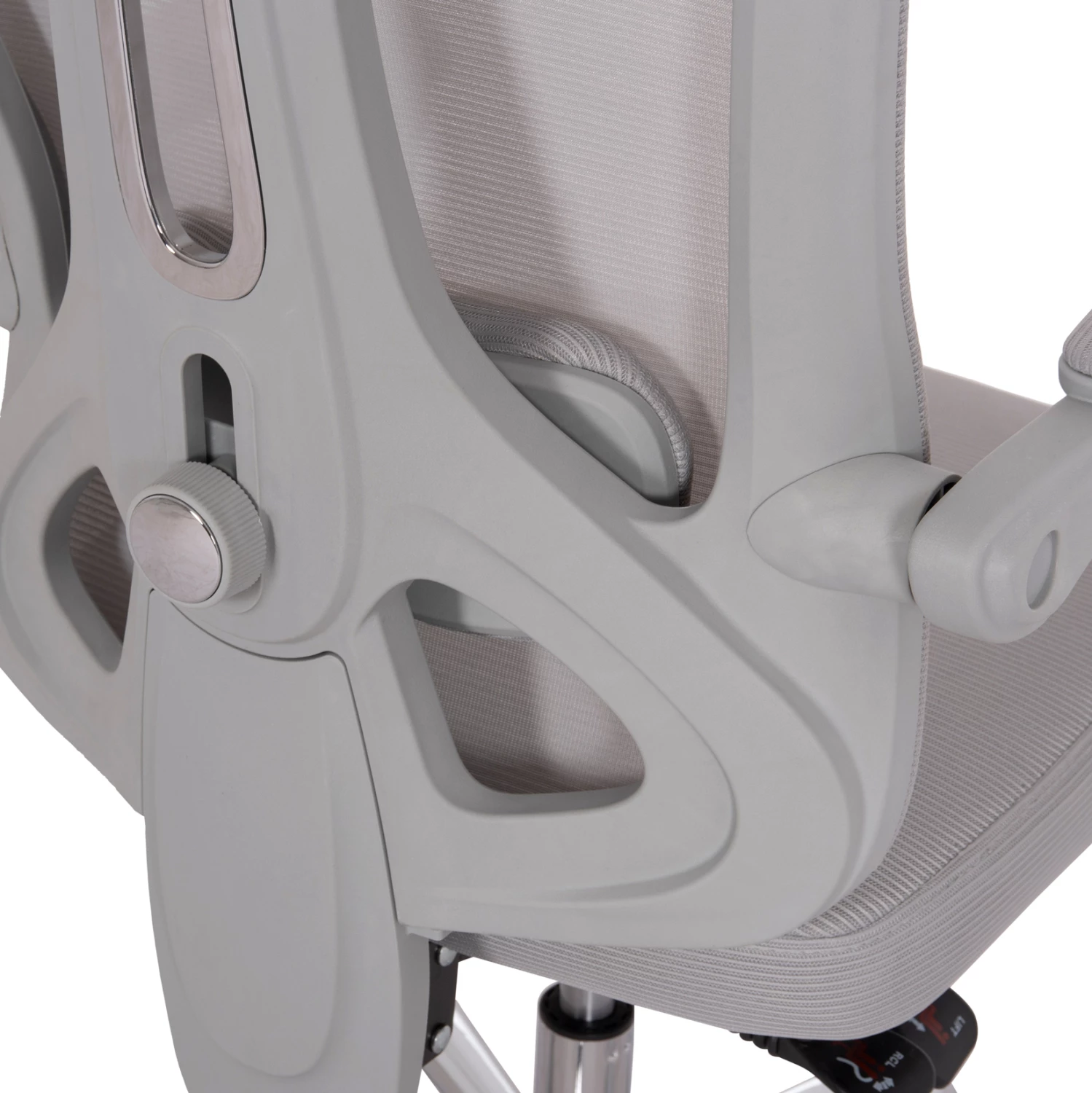 Karrige zyre BARNET, rrjetë gri, kornizë najloni gri, FH18258.02, 61x62x123cm