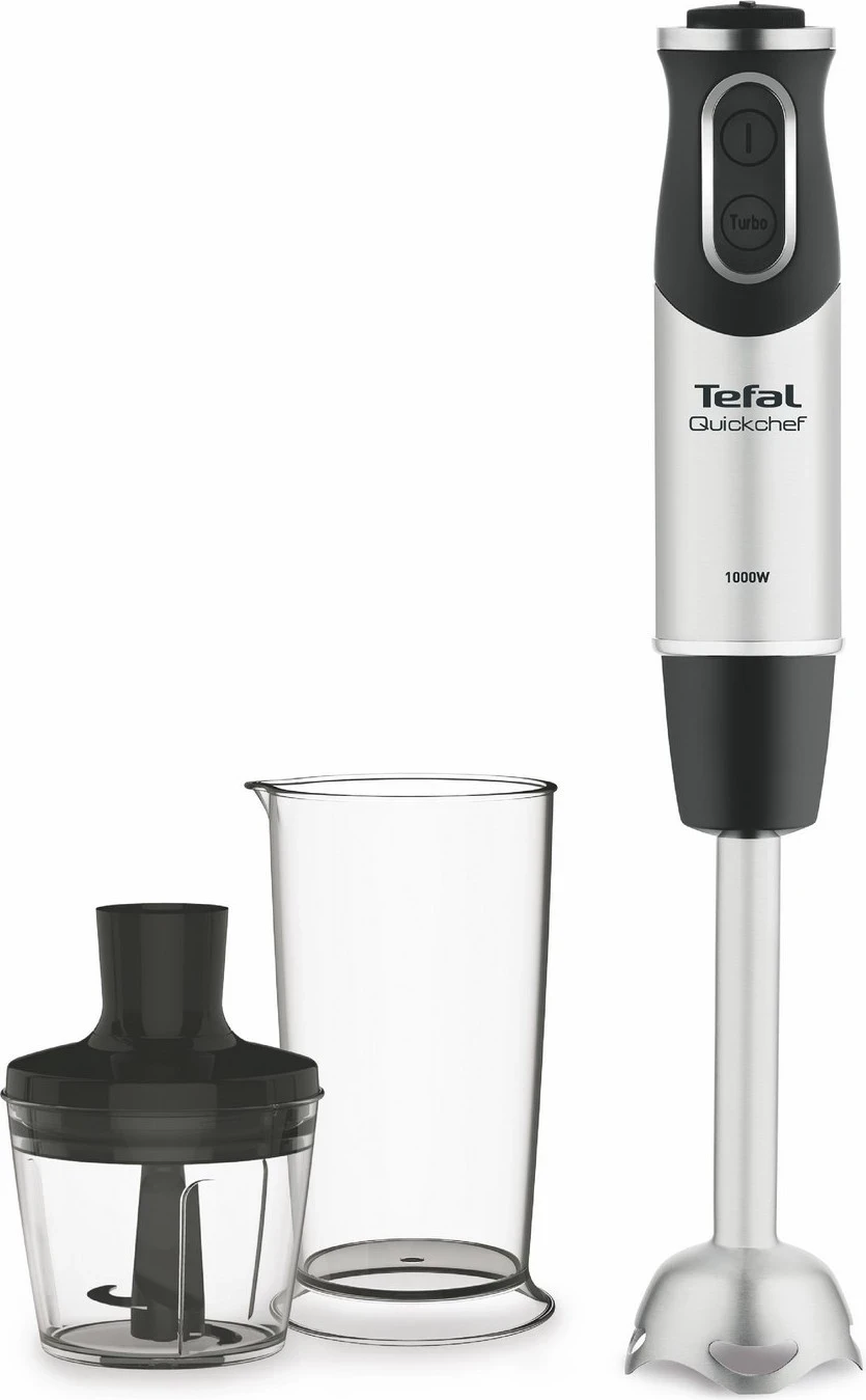 Blender dorë Tefal QuickChef, 1000W, 20 shpejtësi, zi-argjend