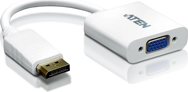 Adapter AV Aten VC925-AT HDMI në VGA, i bardhë