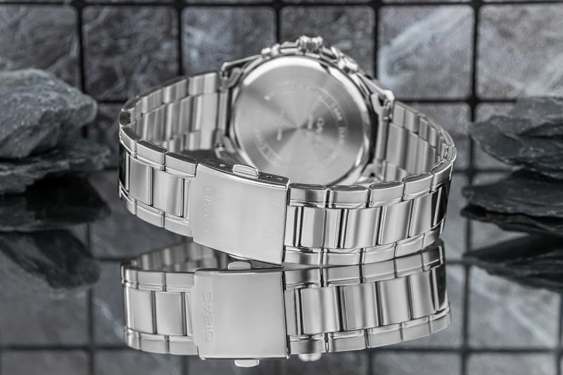 Orë dore për meshkuj CASIO, argjend
