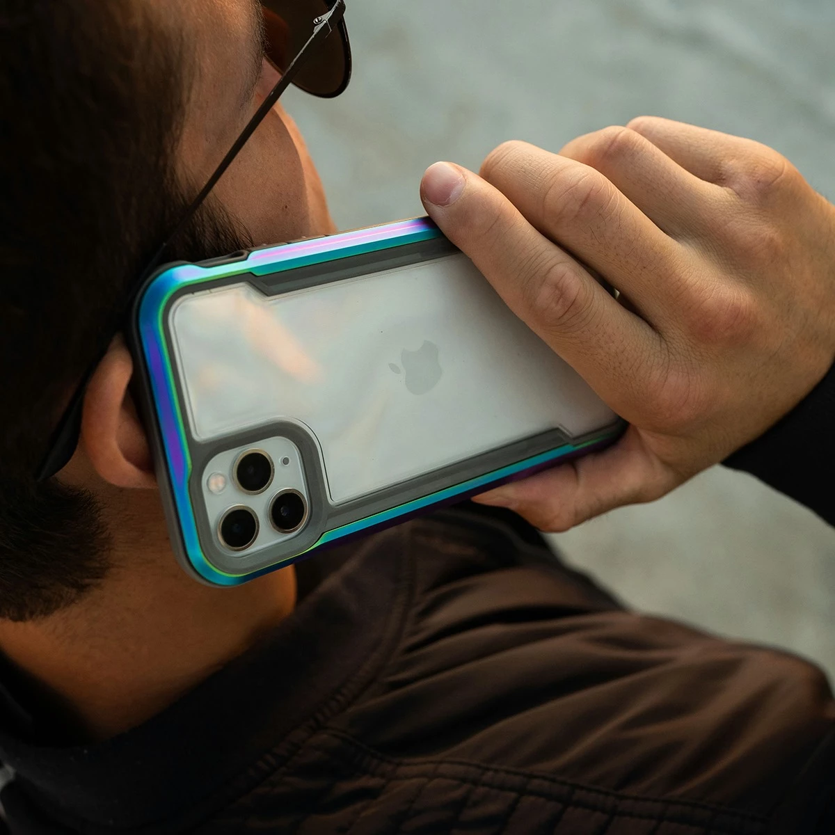 Mbështjellës Raptic X-Doria Shield për iPhone 14 Pro, MagSafe, Iridescent