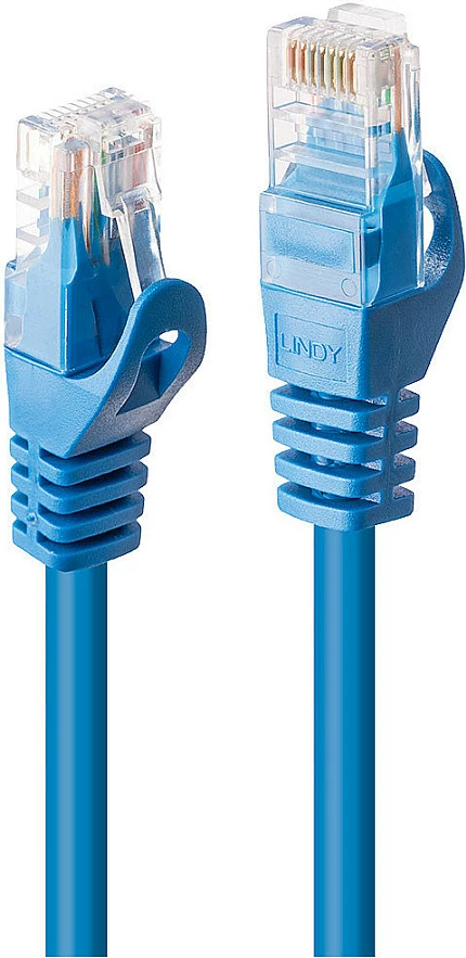 Kabllo rrjeti Ethernet LINDY 48170, Cat6 UTP, 0.3m, RJ45-RJ45, blu