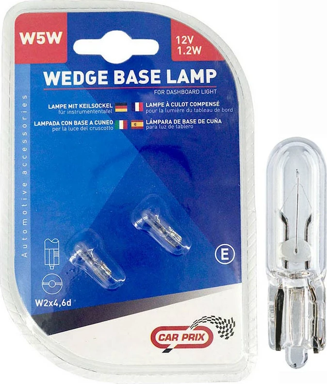 Lampa 12v 1.2w Pa Fasung W2x4.6d  Blister