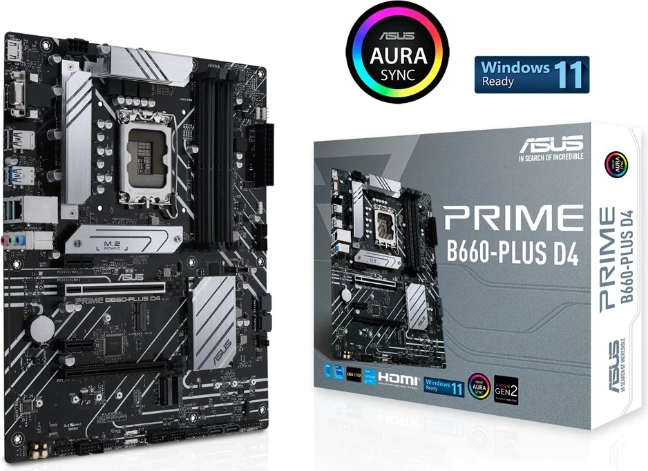 Pllakë amë ASUS PRIME B660-PLUS D4, Intel B660