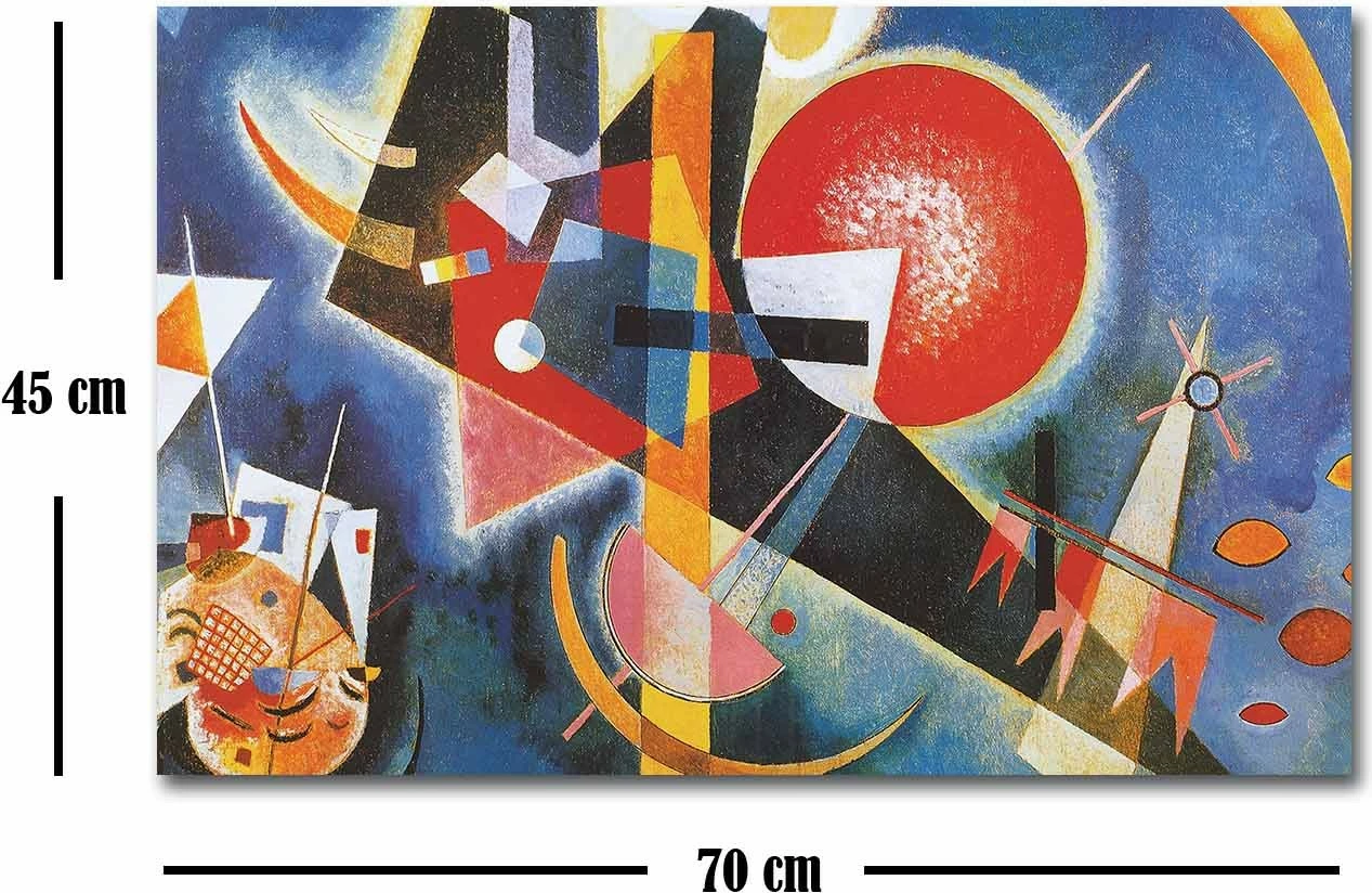 Pikturë dekorative në kanavacë, Wallity FAMOUSART-038, shumëngjyrëshe, 45x70cm