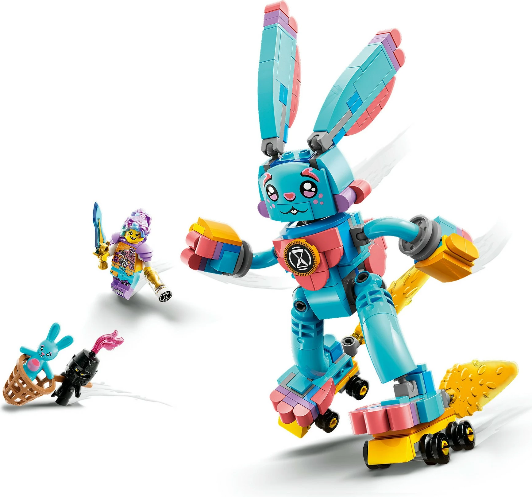 Set ndërtimi LEGO DREAMZzz 71453 Izzie dhe Bunchu, 259 pjesë, shumëngjyrësh