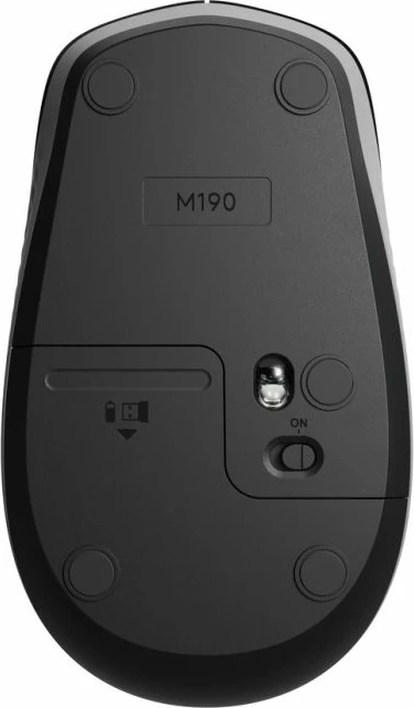 Maus wireless Logitech M190 1000 DPI USB-A, gri