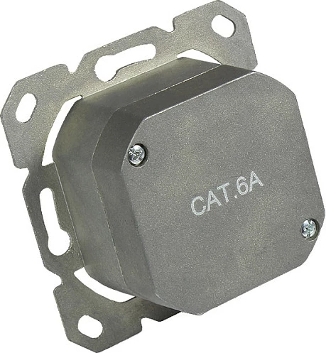 Prizë rrjeti GoodConnections GC-N0051, RJ-45 Cat6a, 2 porta, gri