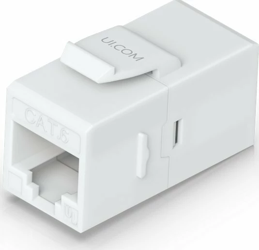 Modul keystone coupler Ubiquiti UACC-Keystone-Coupler-C6 Cat6 RJ-45 femër-femër, i bardhë, 12 copë