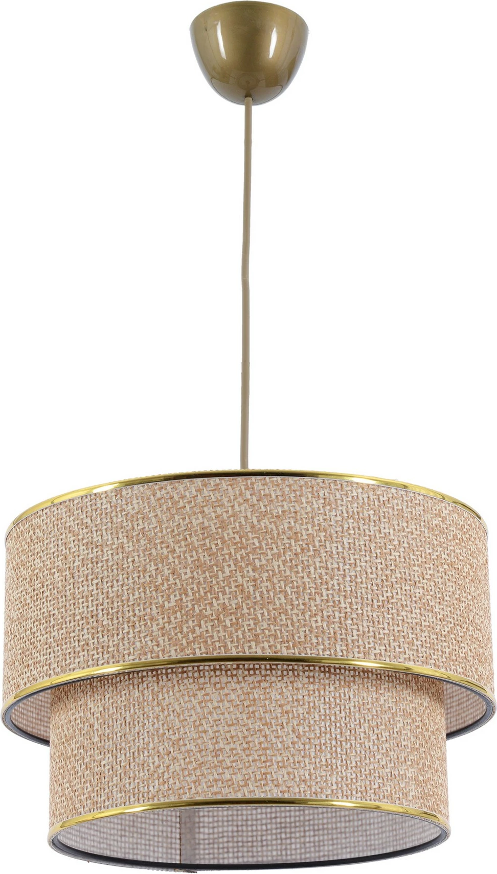 Llambë tavani Opviq, Coral Wicker, ecru dhe kafe