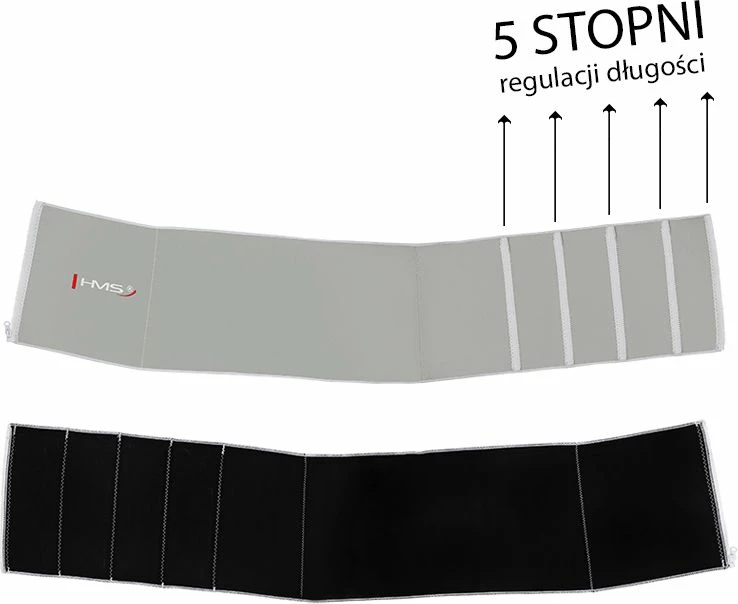 Rrip dobësimi për meshkuj/femra HMS, i zi/gri