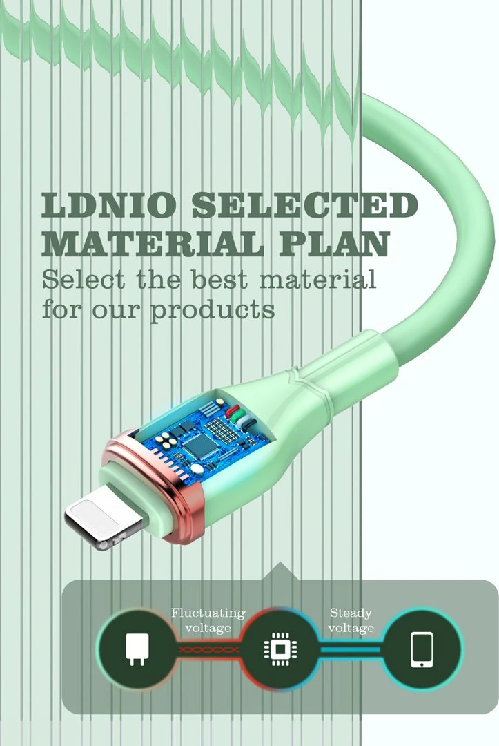 Kabllo E Karikimit LDNIO LS822 (Gjelbërt)