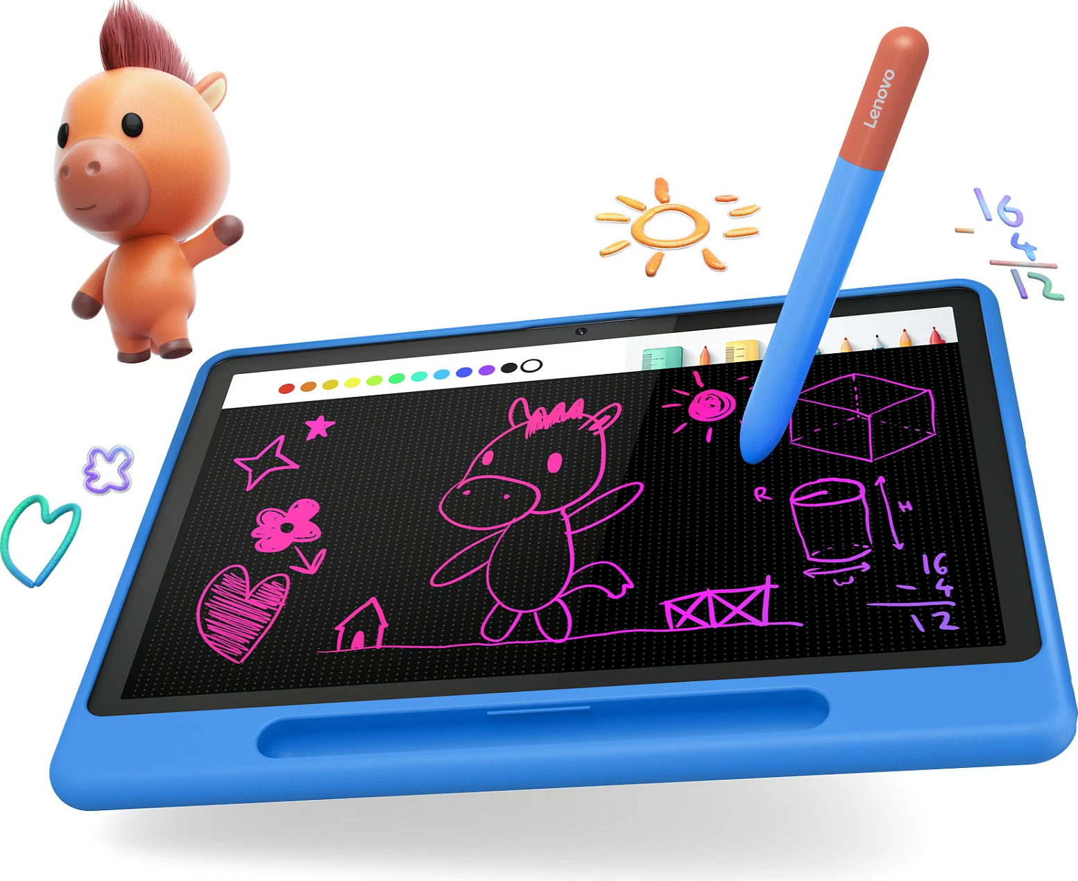 Tablet Lenovo Tab 2025 64GB me mbështjellës edhe stylus, e zezë