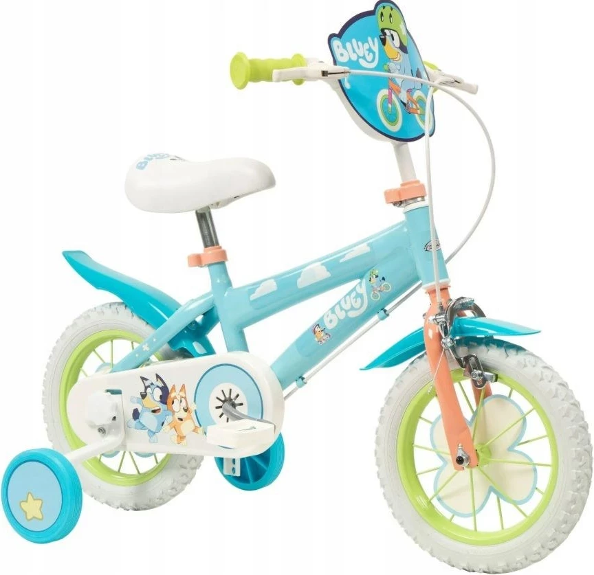 Biçikletë fëmijësh TOIMSA Bluey 12 inç, blu/lime blue