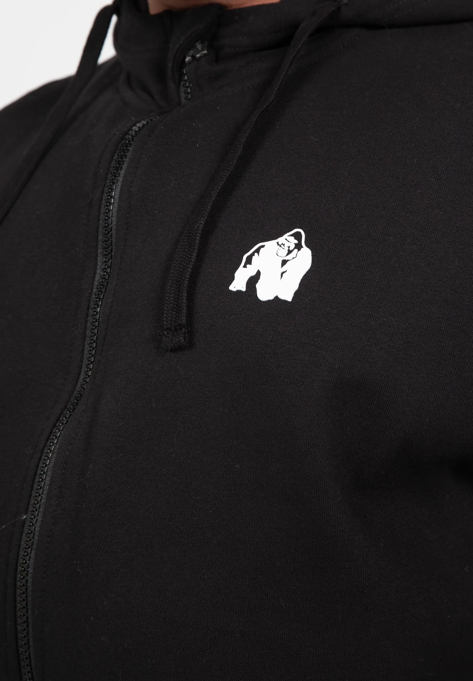 Leon Zipped Hoodie - Black [Madhësia: 2XL]