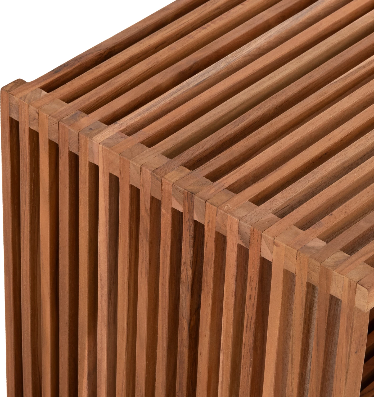 Tavolinë anësore kubike, 1 copë, dru tik, FH9482, 40x40,5x40,5H cm